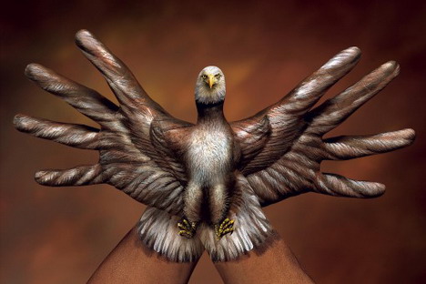 468x312 40 Amazing Hand Painting Of Animals You Must See - Painting Of Animals