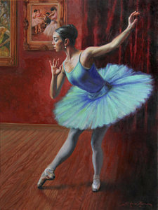 225x300 Ballerina Paintings Fine Art America - Painting Of Ballerinas