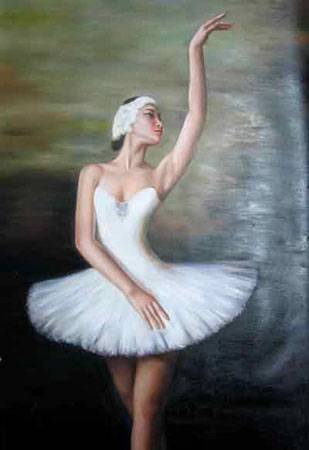 309x450 Ballet Painting,ballet Oil Painting,sinoorigin - Painting Of Ballerinas Dancing