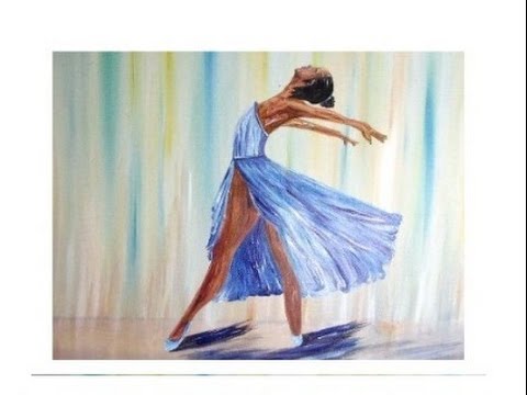 480x360 Ballerina Acrylic Painting On Canvas - Painting Of Ballerinas Dancing