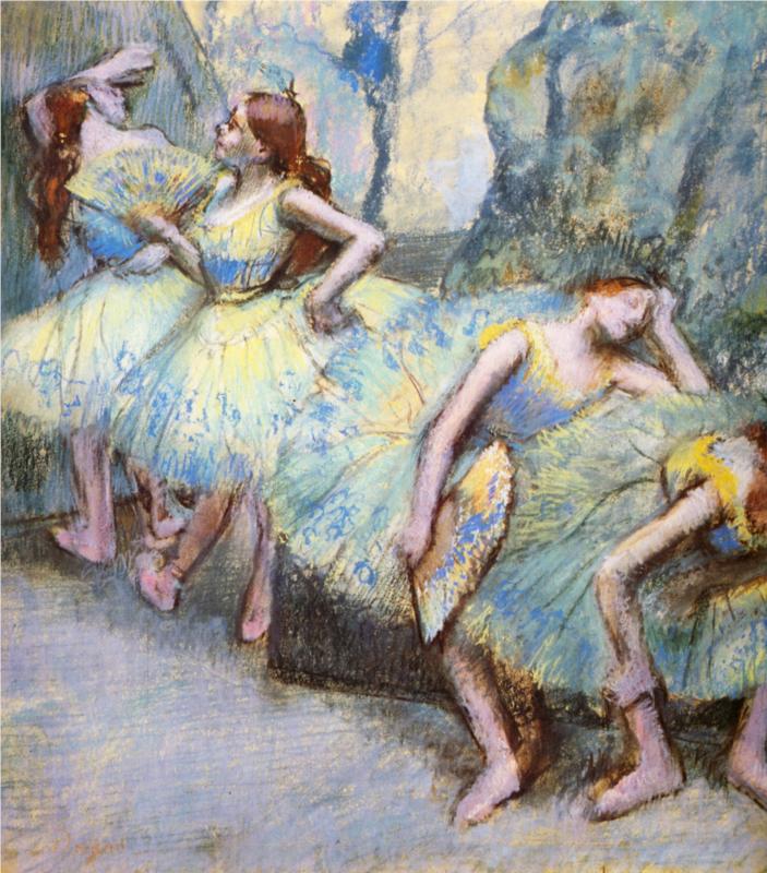703x800 Edgar Degas Most Famous Paintings Amp Artworks - Painting Of Ballerinas Famous