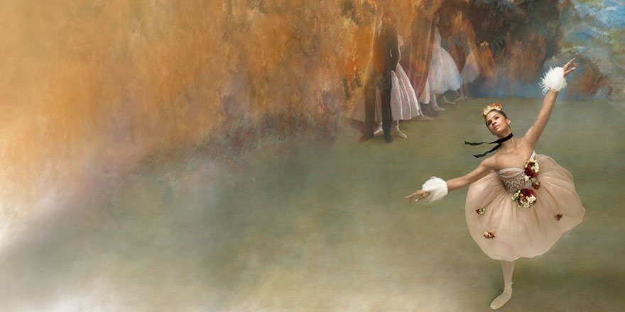 880x440 Famed Ballerina Misty Copeland Recreates The Paintings Of Degas - Painting Of Ballerinas Famous