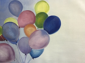 280x209 Tony Law's Website Oil Painting - Painting Of Balloons