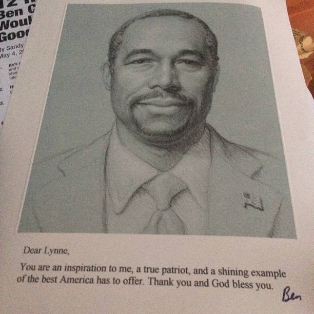 612x612 Dr Ben Carson Personally Sent Me A Portrait Of Himself He Had - Painting Of Ben Carson