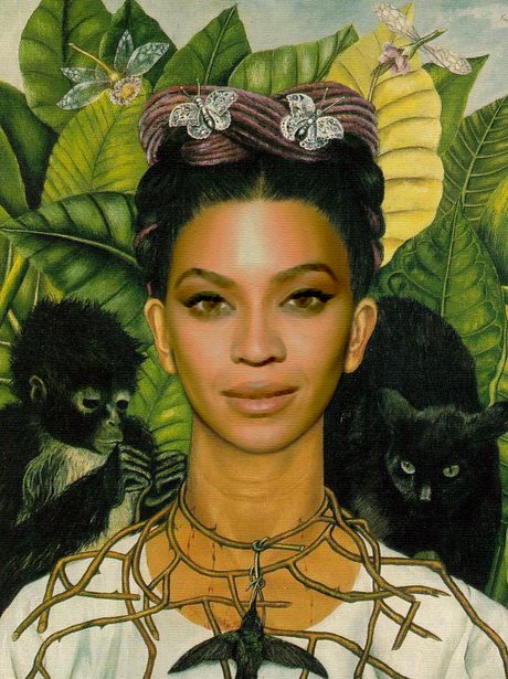 460x615 Beyonce As History's Greatest Portraits - Painting Of Beyonce