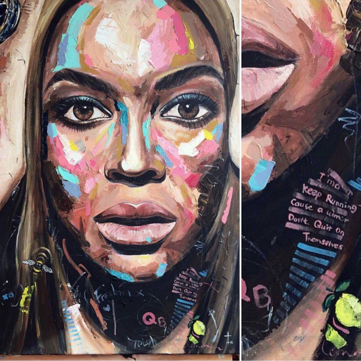 Painting Of Beyonce At PaintingValley.com | Explore Collection Of ...