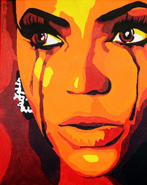 500x631 Beyonce Painting Black Art Paintings - Painting Of Beyonce
