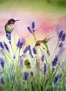 219x300 Birds And Flowers Paintings Fine Art America - Painting Of Birds And Flowers