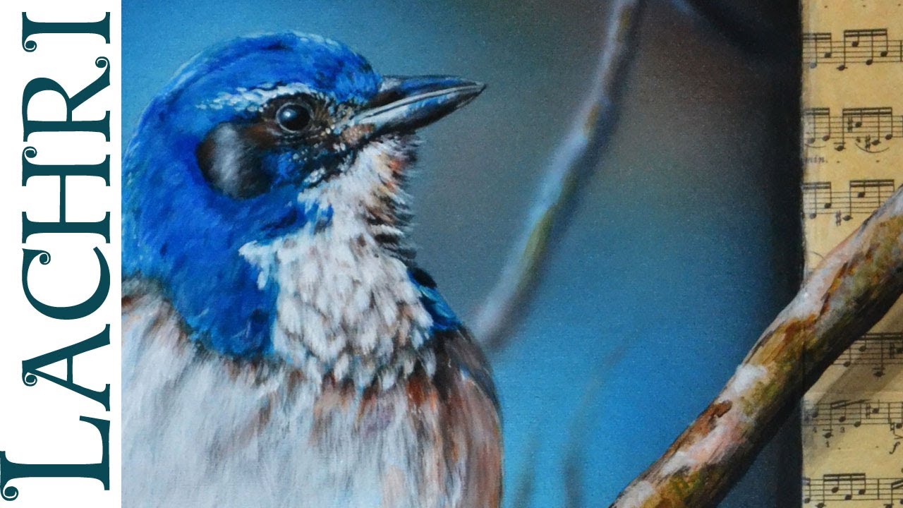 1280x720 Speed Painting - Painting Of Birds In Acrylic