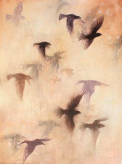 252x338 Birds In Flight Art Bird, Sweets Art And Creatures - Painting Of Birds In Flight