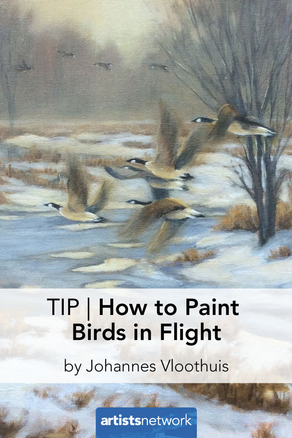 600x900 A Tip On How To Paint Birds In Flight - Painting Of Birds In Flight