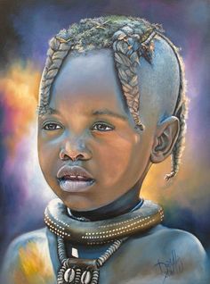 Painting Of Black Children at PaintingValley.com | Explore collection ...