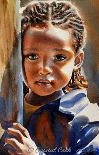 384x600 Gallery Paintings Of Black Children, - Painting Of Black Children