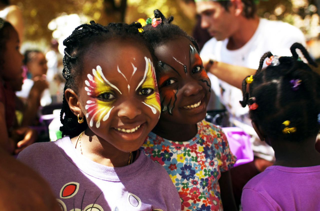 1280x846 Mickleover Music Festival - Painting Of Black Children