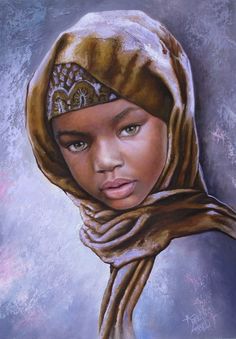 236x339 Ilustraciones De Africanas En - Painting Of Black Children