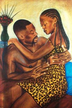 236x352 380 Best Black Love Art Images On African American - Painting Of Black Couples In Love