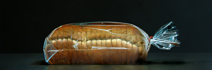 720x240 Paintings In Oil White Bread - Painting Of Bread