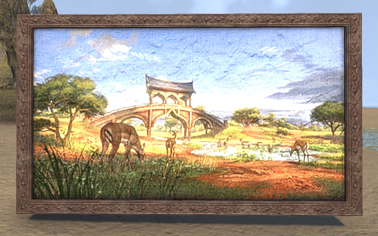1247x780 Eso Fashion Painting Of Bridge, Bolted - Painting Of Bridge