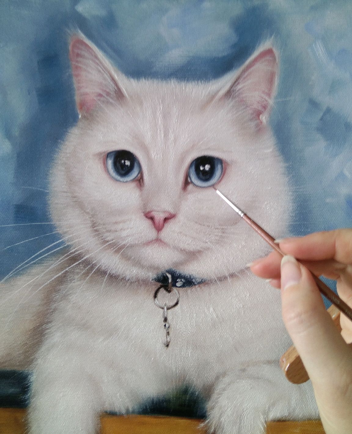 1152x1419 Oil Painting Portrait Of Cats Shop Online On Livemaster - Painting Of Cats