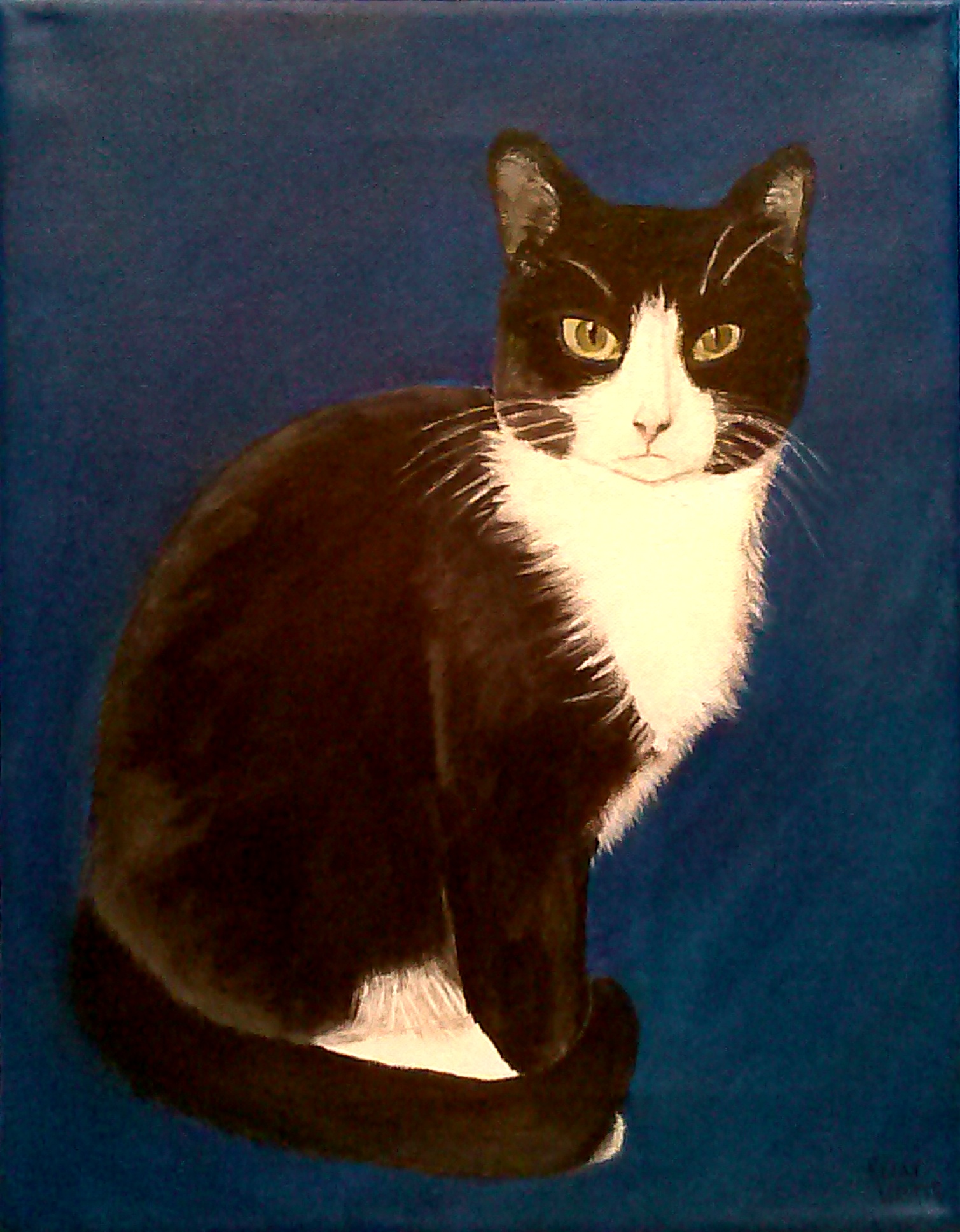 1509x1937 Cat A Place For Learning - Painting Of Cats