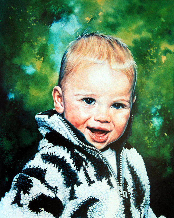 721x900 Child Portrait Painting By Hanne Lore Koehler - Painting Of Child