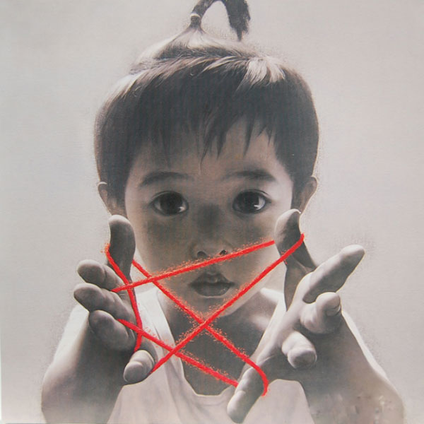 600x600 Handmade Child Oil Painting On Cavans Chinese Calligraphy Art - Painting Of Child