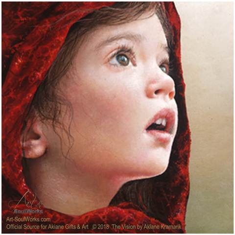 480x480 Jesus Loves The Little Children What Mysteries Can You See - Painting Of Child