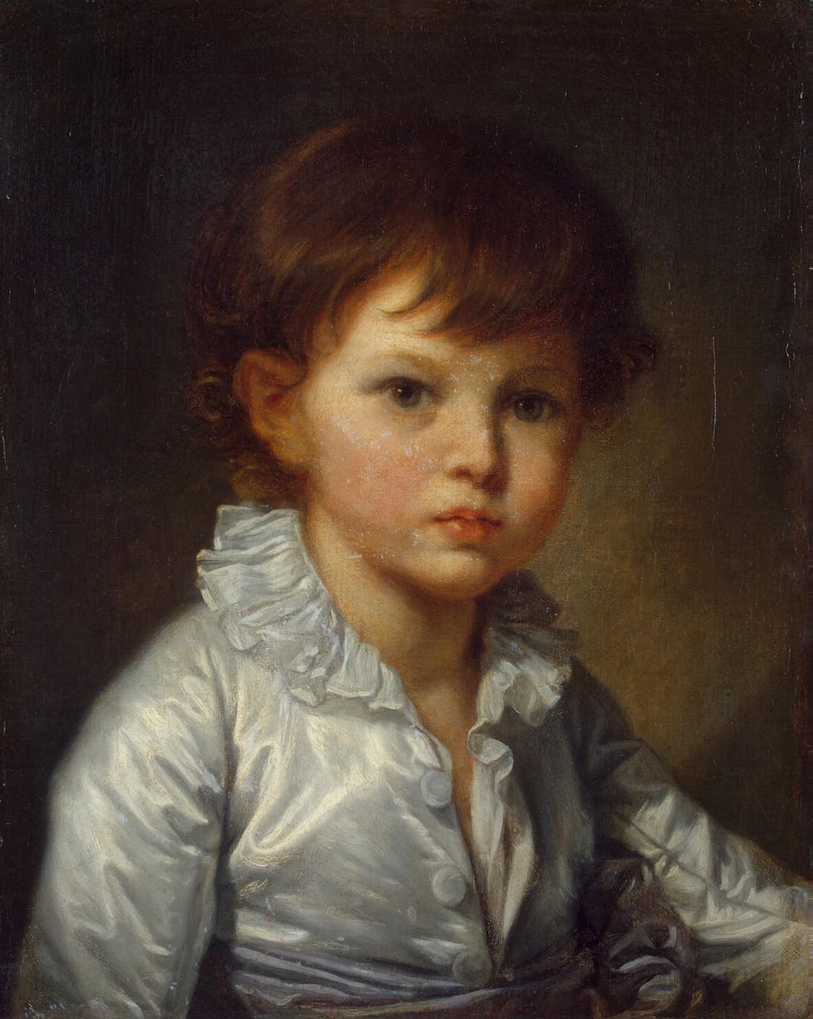 1180x1478 Portrait Of Count Pavel Stroganov As A Child Painting Greuze - Painting Of Child