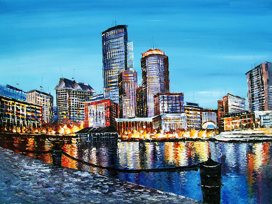 900x675 Cityscape, Landscape And Seascape - Painting Of Cityscape