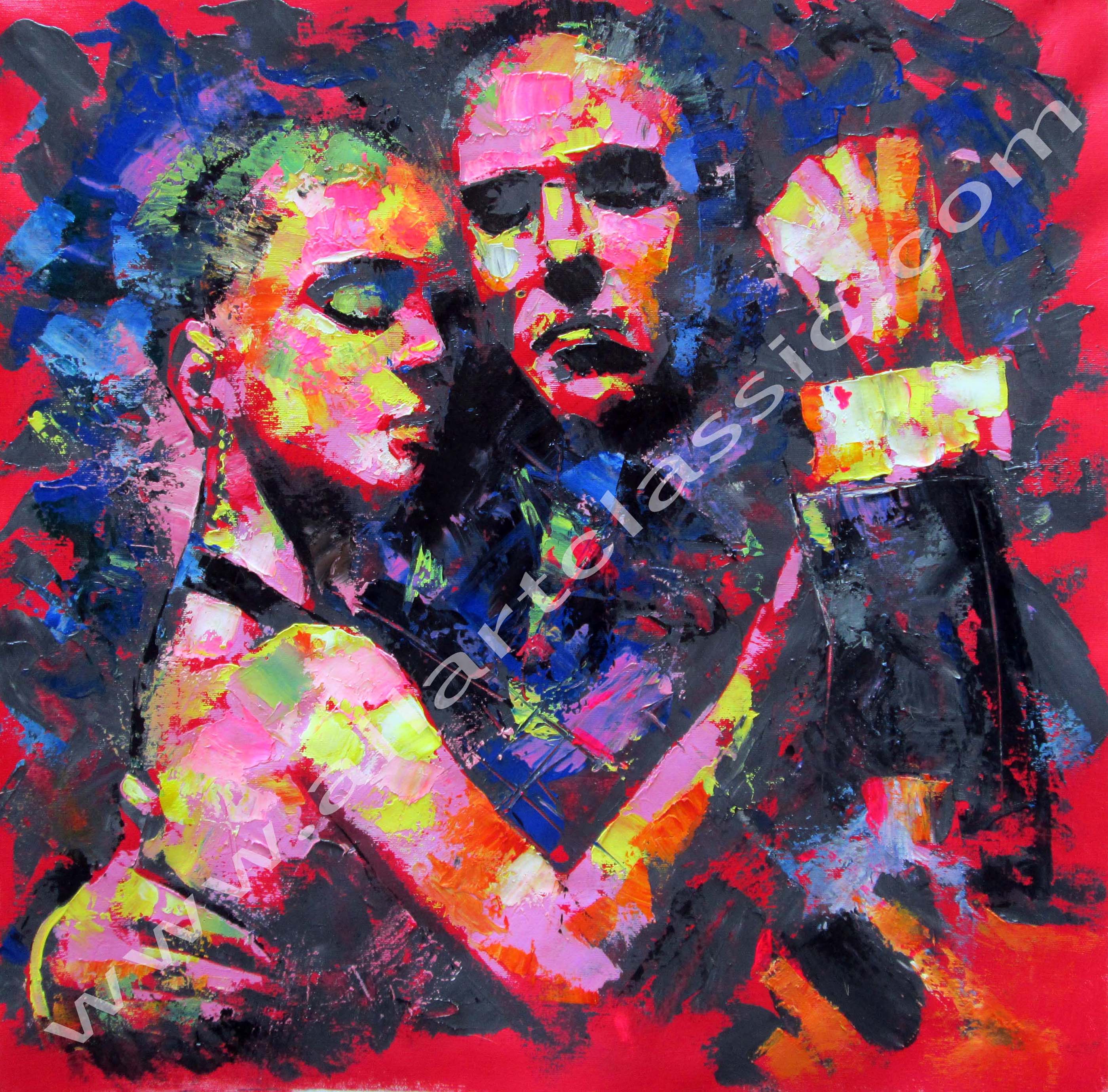 2799x2759 Art Reproductions And Original Oil Paintings Landscapes - Painting Of Couple Dancing