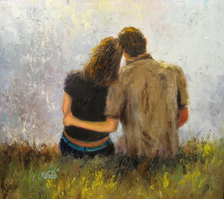 Painting Of Couples In Love At Paintingvalley Com Explore