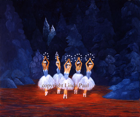 478x400 Ballet Paintings - Painting Of Dancers