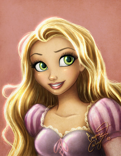 386x500 Disney Princess Images Cute Rapunzel Painting Hd Wallpaper - Painting Of Disney Princess