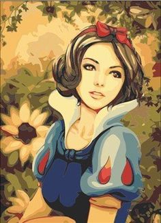236x326 562 Best Art - Painting Of Disney Princess
