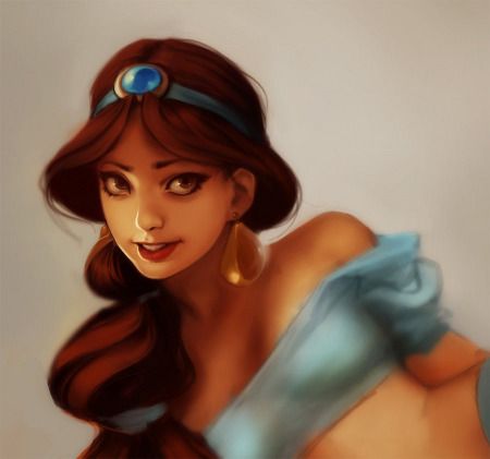 450x421 A Few Cool Disney Princess Paintings Realistic - Painting Of Disney Princess
