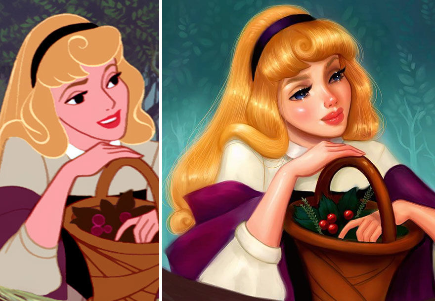 880x610 Disney Princess Art - Painting Of Disney Princess