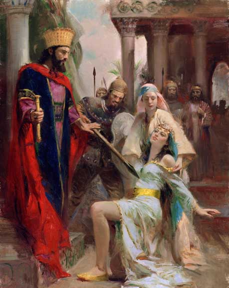 459x576 Esther Man's Evil Turned Into God's Good - Painting Of Esther
