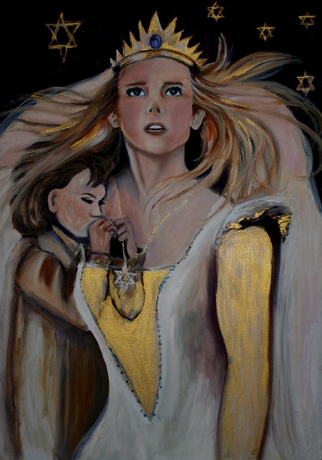 631x900 Queen Esther Painting By Elani Van Der Merwe - Painting Of Esther