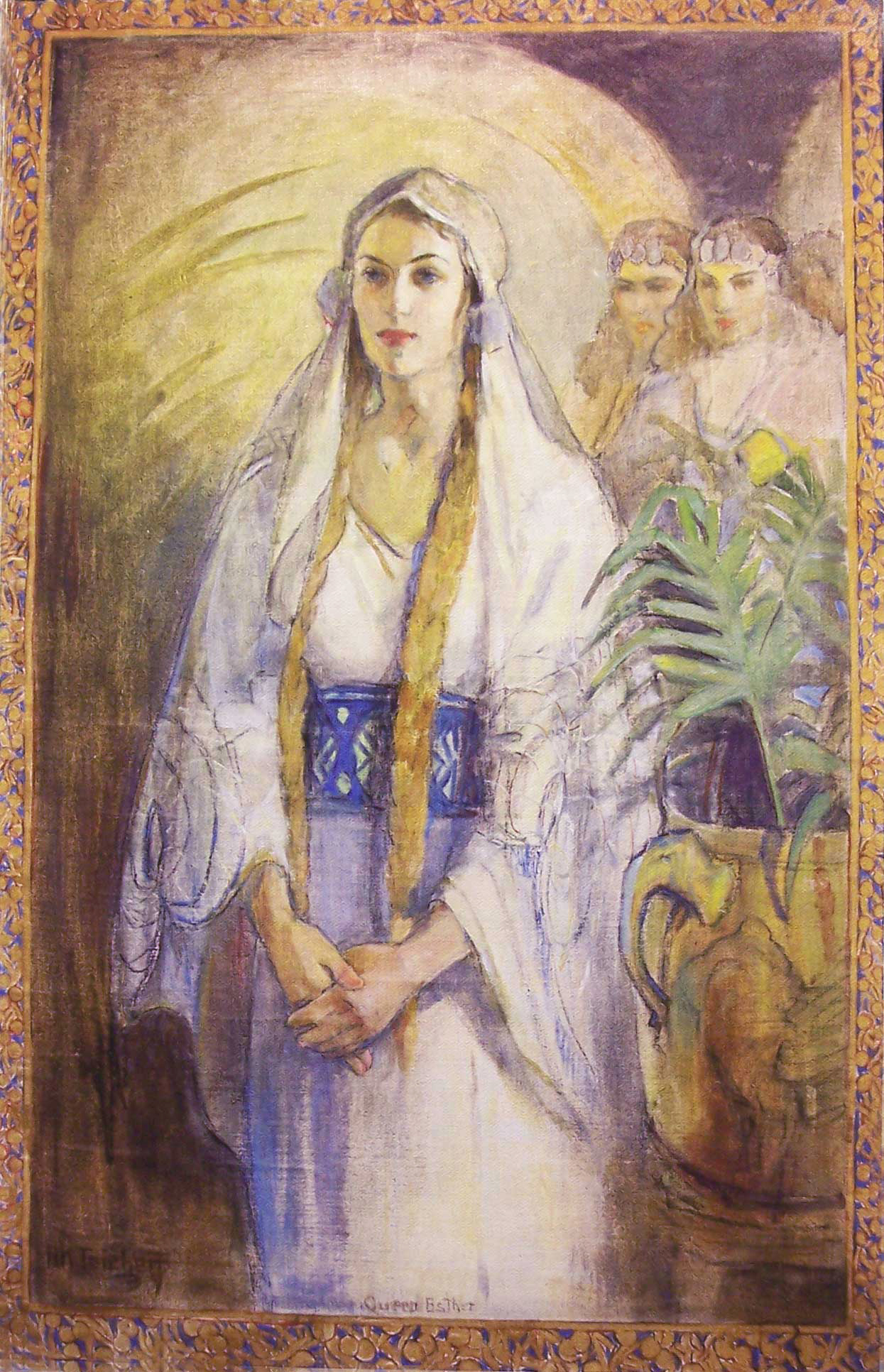 1245x1932 Esther's Royal Robes - Painting Of Esther