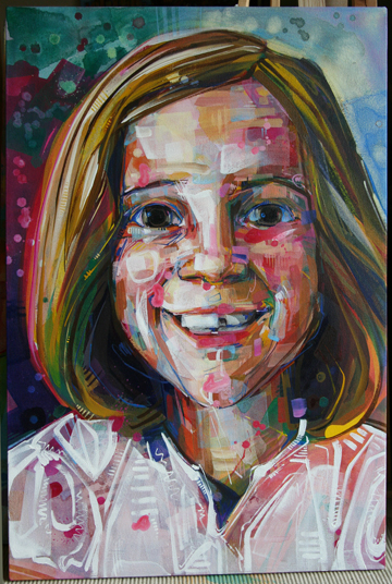 360x536 Gwenn Seemel's Artist Blog On Painting Kid Faces - Painting Of Faces
