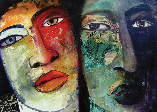 600x428 Trina Hesson Faces Paintings - Painting Of Faces