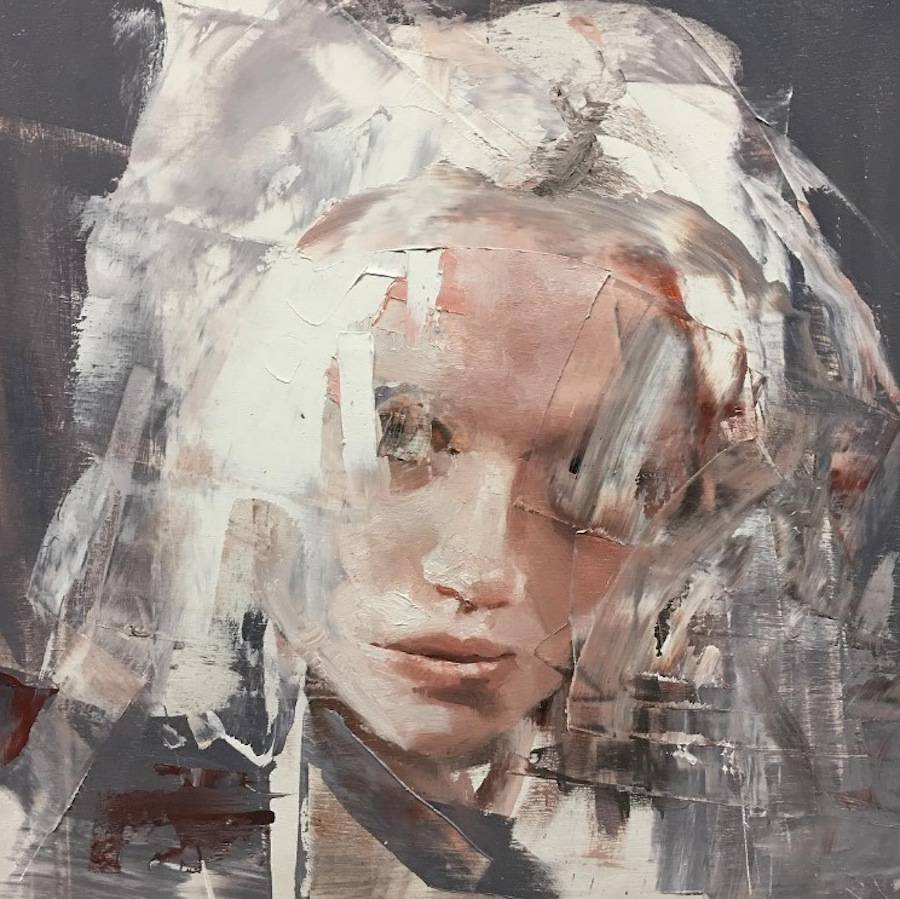 900x899 Abstract Paintings Of Faces Portraits Fubiz Media - Painting Of Faces