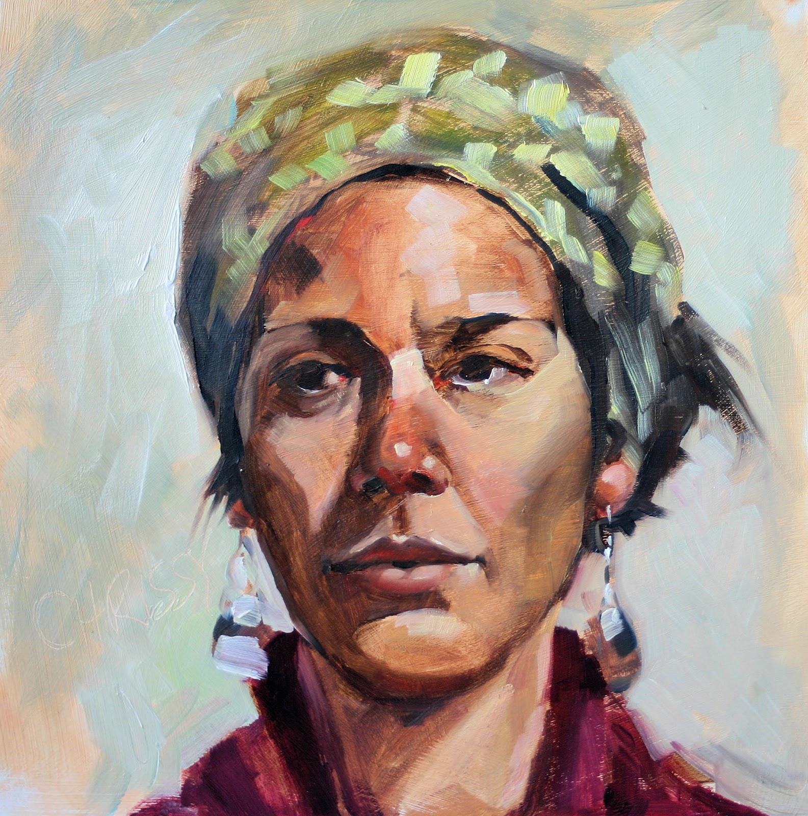 1585x1600 Chrissy - Painting Of Faces