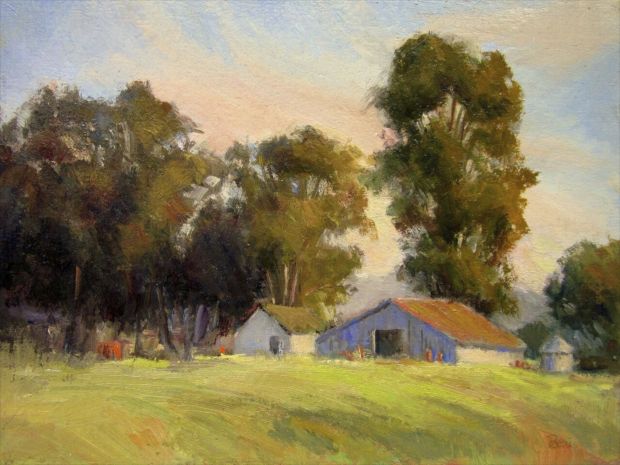 620x465 From Field To Canvas Nea - Painting Of Farm