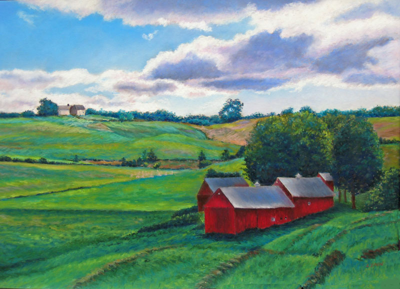 800x579 The Art Of Lynn Miller Landscapes Page 1 Page 2 Page 3 - Painting Of Farm