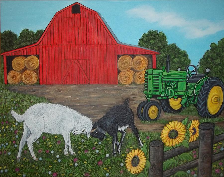 900x711 Photos Paintings Of Old Farm Scenes, - Painting Of Farm Scenes