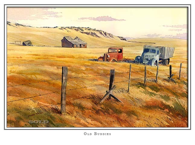 646x480 Terry Peasley Watercolor Paintings - Painting Of Farm Scenes
