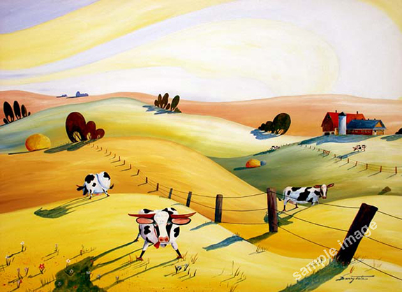 Painting Of Farm Scenes At Paintingvalley Com Explore Collection