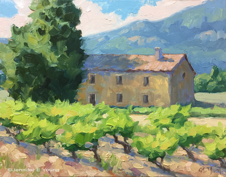 735x576 Oil Paintings Of France Jennifer Young Fine Art - Painting Of France