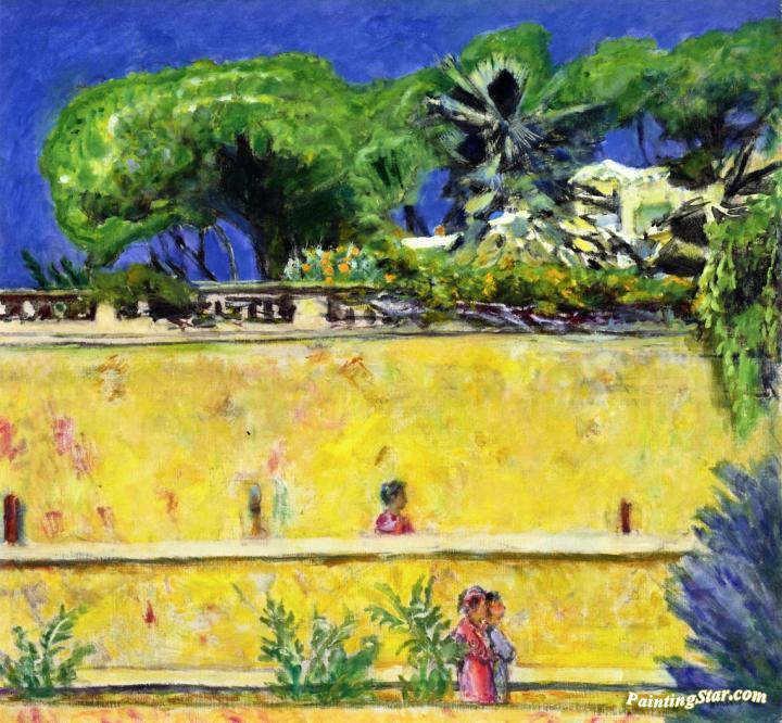 720x666 Terrace In The South Of France Artwork By Pierre Bonnard Oil - Painting Of France